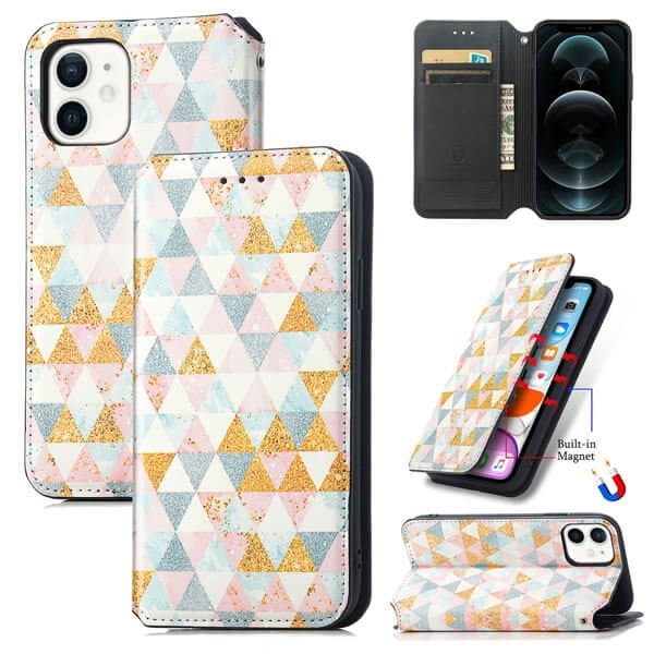 CaseNeo Nordic Rhombus Case Cover For Apple iPhone 12 Mini CaseNeo Nordic Rhombus Case Cover For Apple iPhone 12 Mini